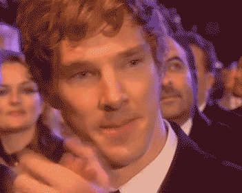 someone please claim thisidk who,benedict cumberbatch,eyes,clapping,applause,suit