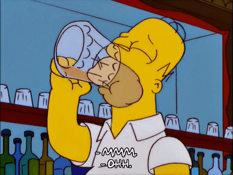 Гомер симпсон серия 18 пиво гифка.