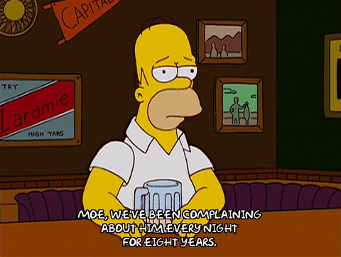 homer simpson,sad,episode 10,beer,season 14,bar,sitting,14x10