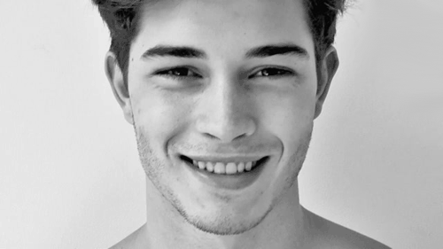 reaction,laughing,laugh,male model,hot guy,francisco lachowski,cute guy,perfect smile,his smile,his laugh