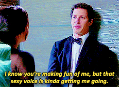 amy santiago,jake peralta,brooklyn nine nine,jake x amy,otp that was real,this counts as a parallel right