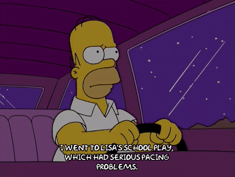 homer simpson,episode 19,mad,season 16,driving,thinking,problems,16x19,talking to hiself