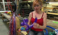 kari byron,mythbusters,funny,lol,comedy,discovery,experiment,discovery channel