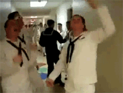 navy,sailor,tv,happy dance,navy dance party,navy dance hall,spears britney