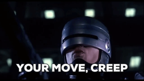 Robocop your move Creep. Робокоп гиф. Робокоп гиф шлем. Робокоп gif. This is your move