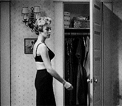 Bra janet leigh black and white GIF.