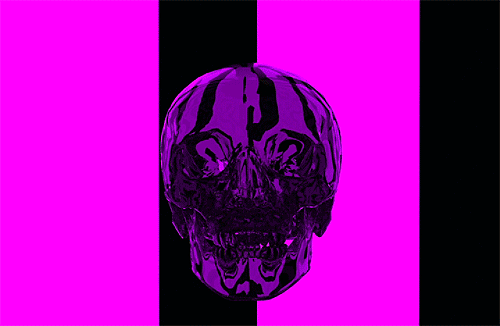 3d,color,skull
