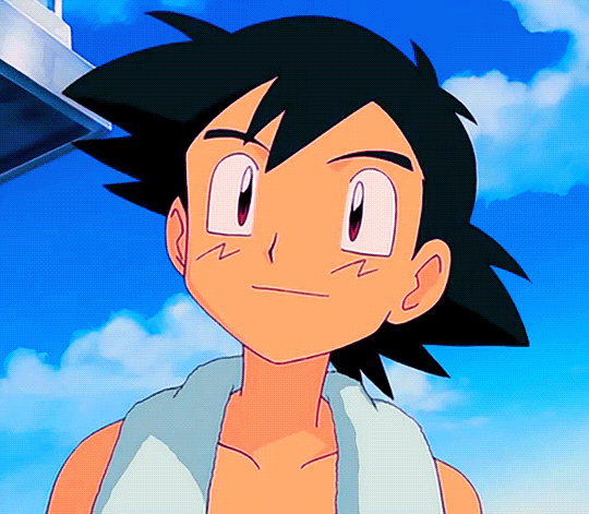 Ash is so cute покемон эш кетчум гифка.
