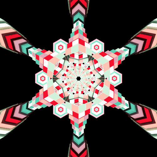 star,hexagon,infinite,geometric