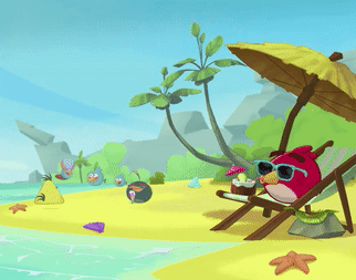 angry birds,relax,chilling,fun,summer,beach,playing
