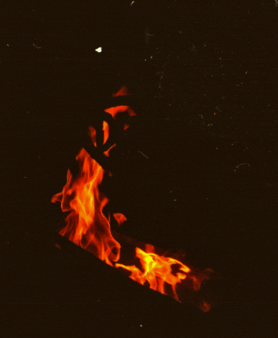 fire,night,wigglegram,burning man,3d flame