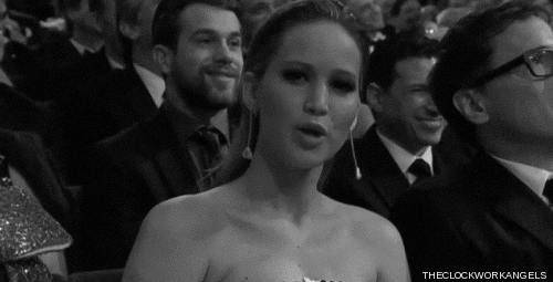 love,movie,happy,black and white,smile,jennifer lawrence,laugh,best,amazing,beautiful,katniss everdeen,ever,her,hunger games,grin,blowing kisses