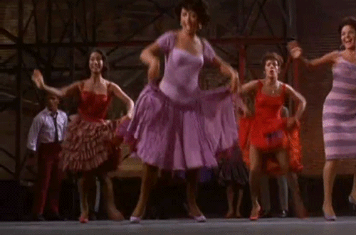 west side story,dance,movies,america,old hollywood,rita moreno