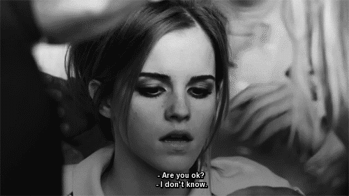 broken,pain,broken heart,depressed,ignore,numb,anxiety,insecure,depression,sadness,hurt,unhappy,black and white,sad,bw,emma watson,tired,lonely,suicidal,worthless,hurted