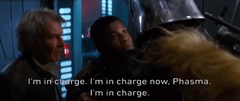 im in charge,movie,star wars,episode 7,the force awakens,finn,harrison ford,han solo,episode vii,star wars the force awakens,john boyega
