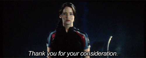 thank you for your consideration,thank you,jennifer lawrence,hunger games