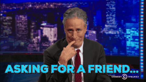 asking for a friend,comedy central,jon stewart,the daily show