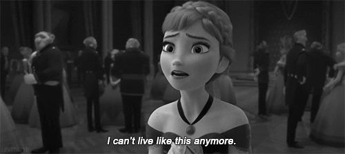 sad,reaction,black and white,disney,queue,frozen,reaction s,anna,yourreactions,princess anna,i cant live like this