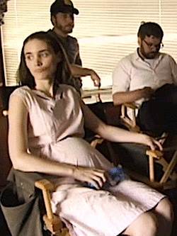 rooney mara,sorry about this,i think she was practicing her im