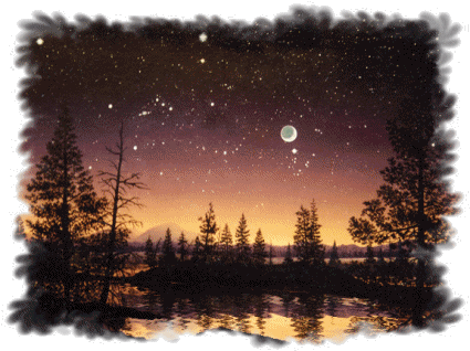 stars,shooting star,full moon,camping,water,night,sunset,lake view