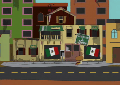 mexico,eric cartman,kenny mccormick,city,bus