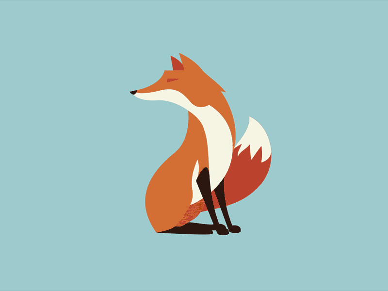 fox,minimal,animation