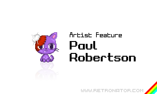 paul robertson,gaming,pixel art,artist feature