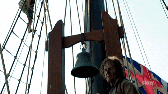 bell,pirate,starz,tv,season 3,ring,black sails,ringing bell