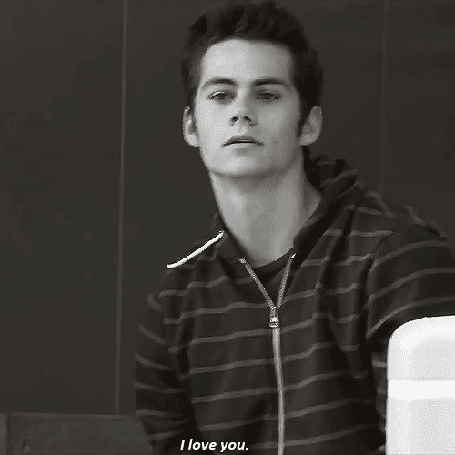 Teen wolf dylan o brien je t'aime GIF.
