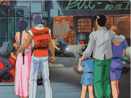 bubblegum crisis,biker gang,80s,animation,anime