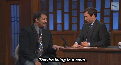 television,science,celebs,seth meyers,late night,cosmos,neil degrasse tyson