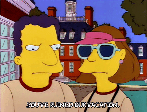 season 3,episode 12,sunglasses,hat,vacation,3x12
