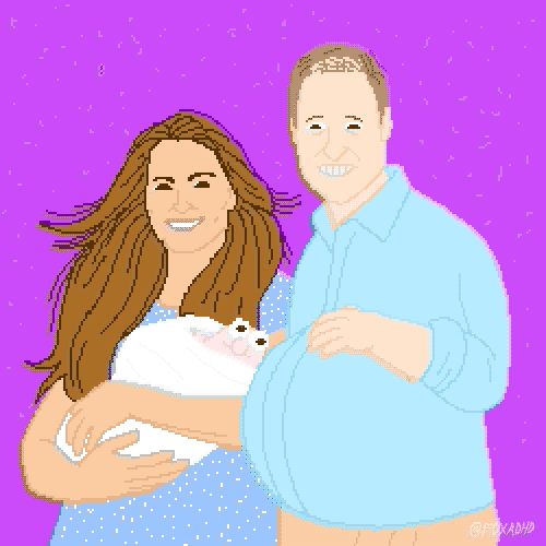 pregnant,kate middleton,fox,baby,artists on tumblr,animation domination,princess,prince,fox adhd,uk,jeremy sengly,animation domination high def