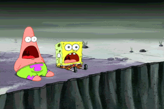 reaction,shocked,patrick,spongebob