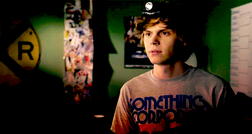 laughter,reaction,laughing,laugh,evan peters
