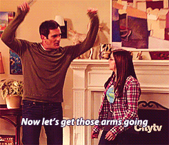ariel winter,modern family,funny gif,ty burrell,phil dunphy,alex dunphy,hilarious