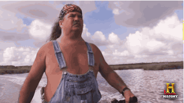 swamp people bruce,swamp people,funny,hair,history,good hair day