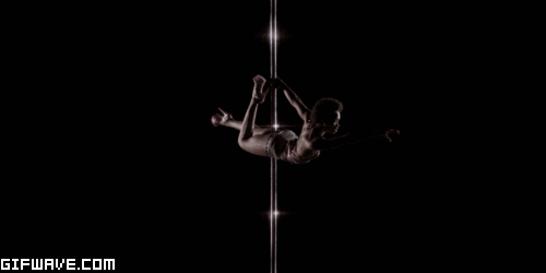 Pole dancing GIF.