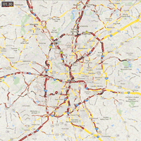 map,atlanta,traffic,snow