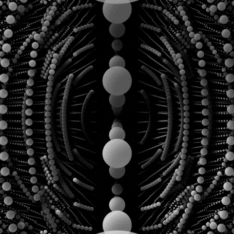 galaxy,c4d,loop,cinema 4d,black and white,3d,abstract,balls,form,grey