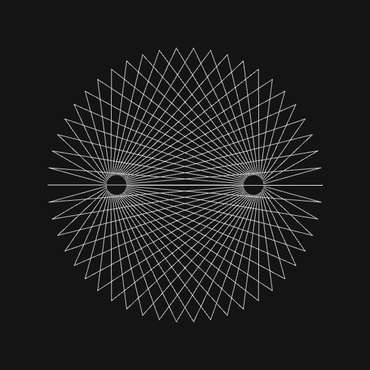 processing,perfect loop,creative coding,black and white,trippy,p5art,math art