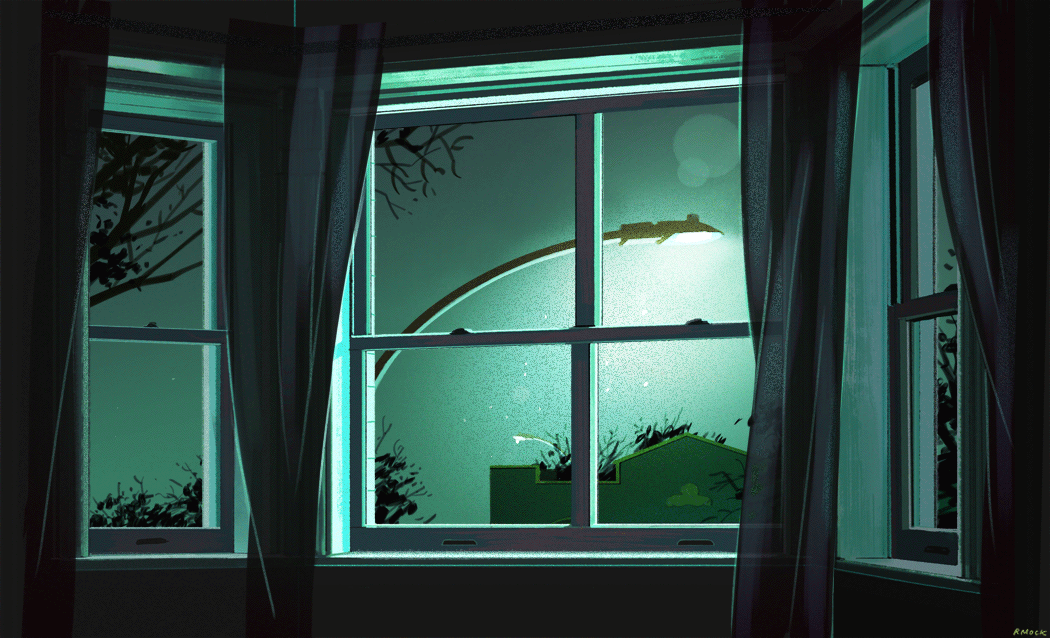 Window gif. Окно ночью. Окно из аниме. Вид из окна арт. Комната аниме окно.