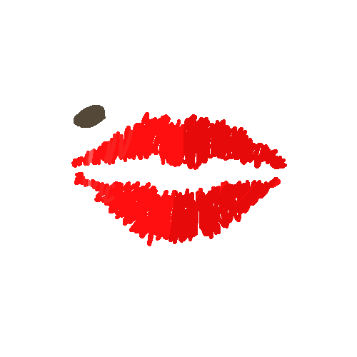 Animated GIF: kiss lips mr.
