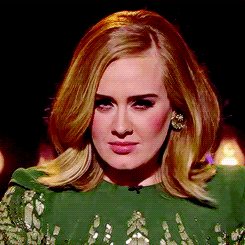 adele,that laugh,ah shes a cutie,someone fire that security guard