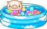 pig,transparent,summer,kawaii,adorable,pool,swimming,swimming sticker