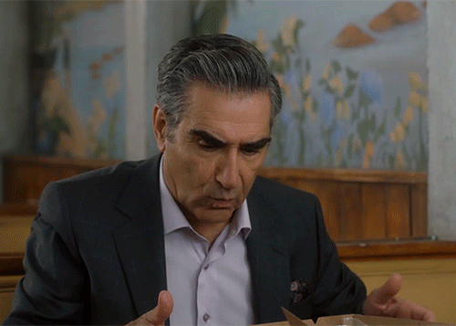 amazed,schittscreek,funny,comedy,wow,humour,cbc,canadian,schitts creek,eugene levy,johnny rose,jims dad