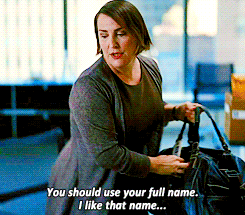 movies,office,serious,female,meeting,name,yep,i know i did,use your full name,i like that name