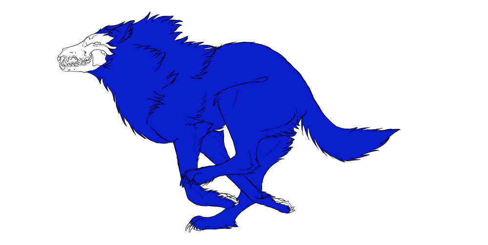 Волк wolf animation мой рисунок гифка.