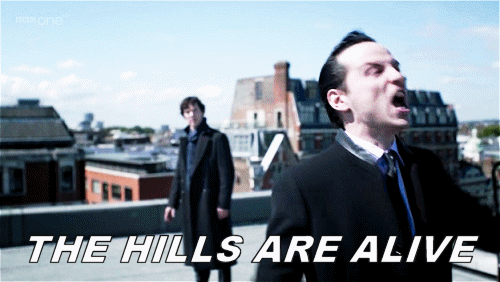 sherlock,jim moriarty,the hills are alive with the sound of sherlock