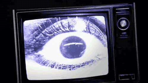 weird,blink,tv,eye